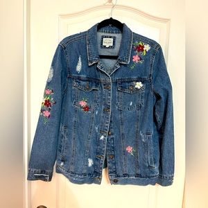 Floral Denim Jacket